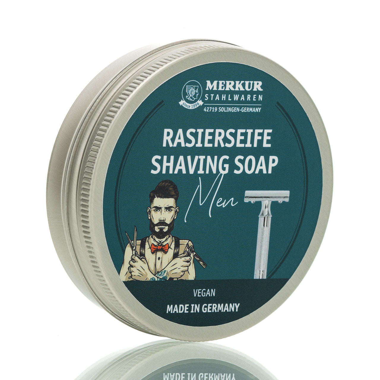 merkur-men-rasierseife-100-g-vegan-dezent-parf-miert image 2