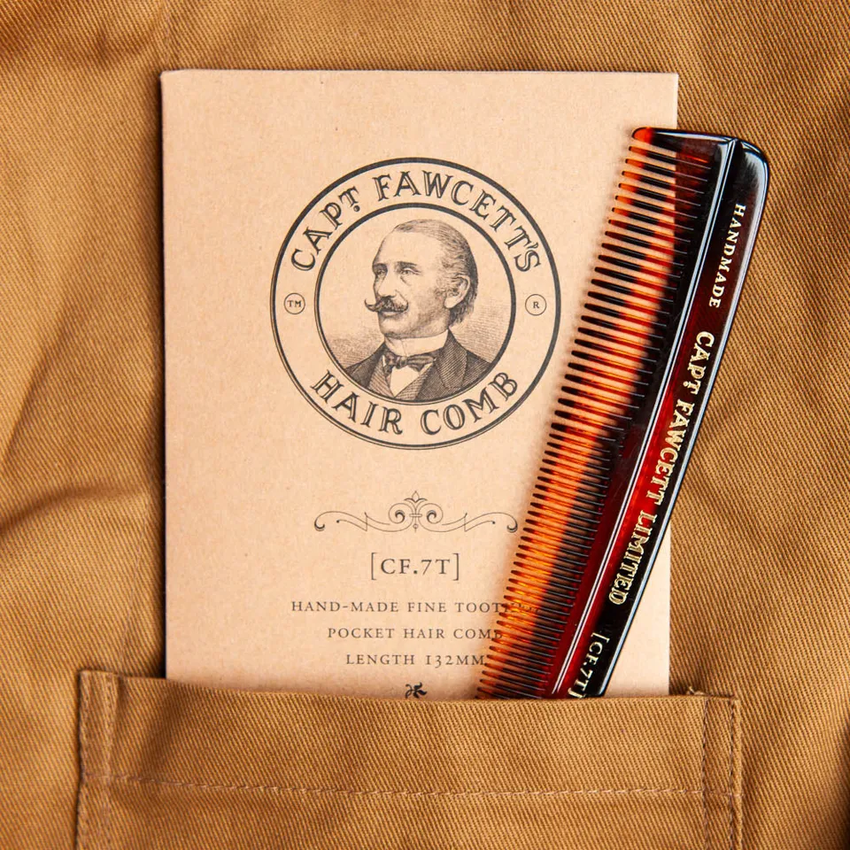 captain-fawcett-grooming-tools-haarkamm-cf-7t-fein image 1