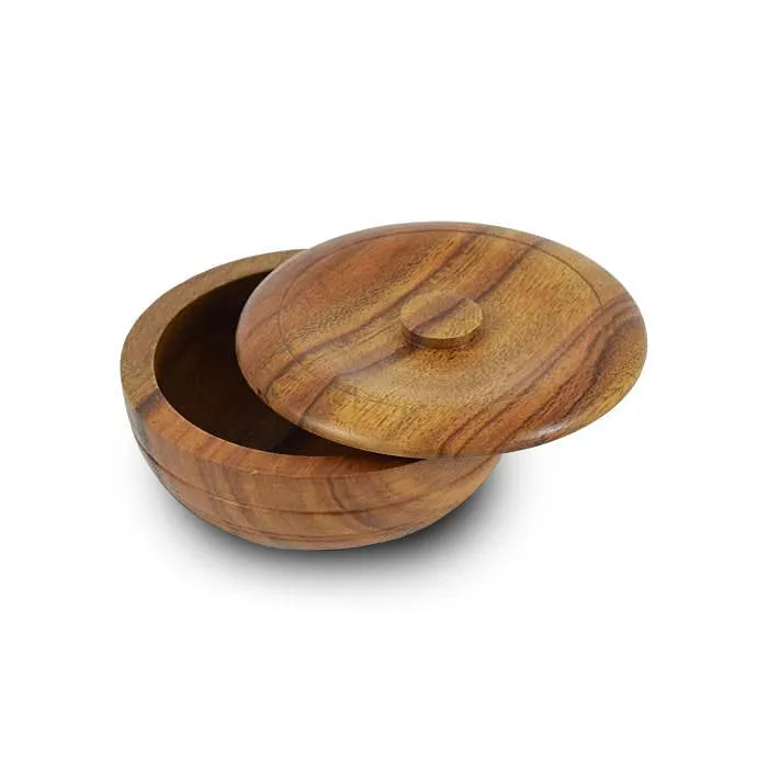 taylor-of-old-bond-street-sandalwood-rasierschale-holz-leer-100g image 1
