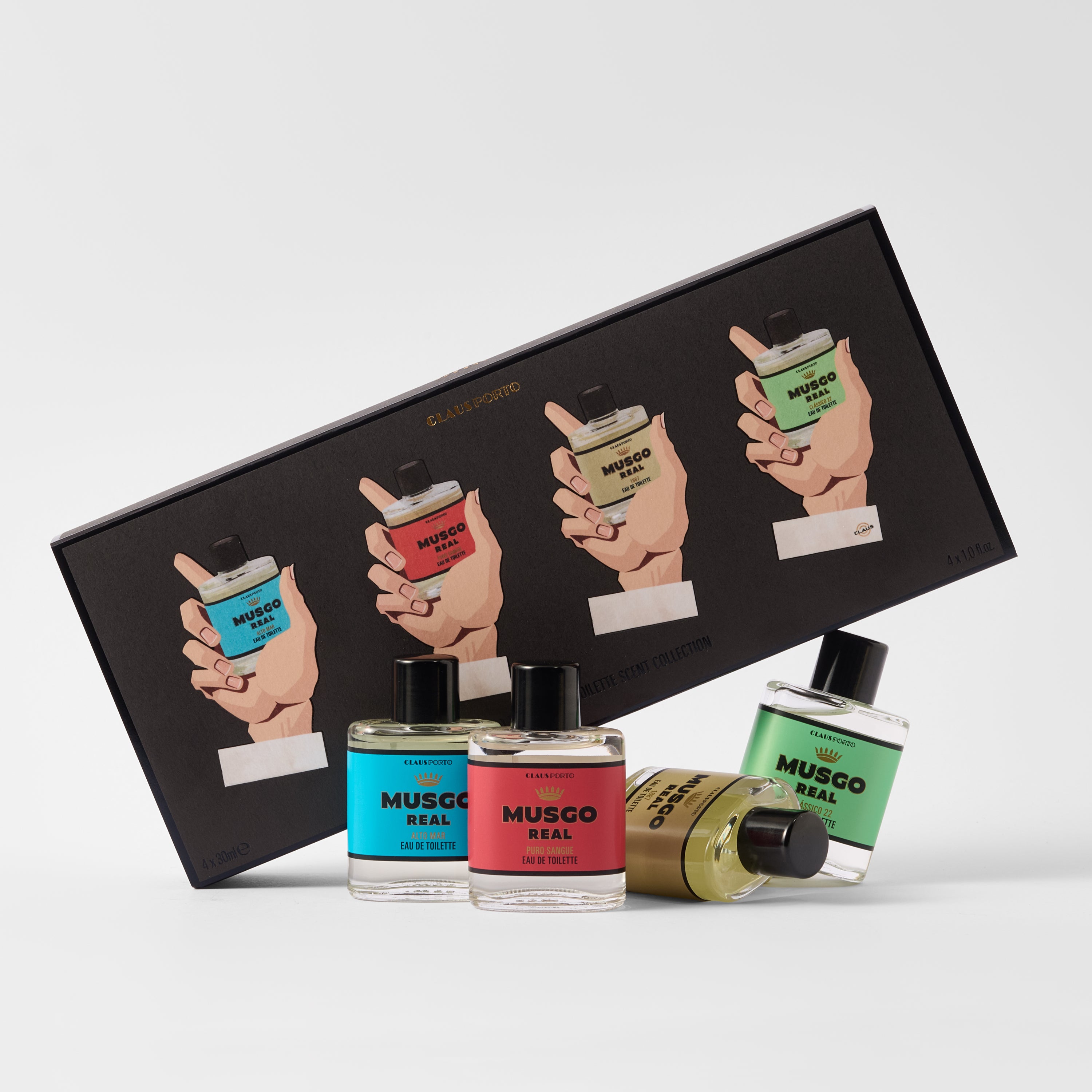 musgo-real-classic-scent-hands-up-mini-eau-de-toilette-geschenkset-mit-4-x-40-ml image 2