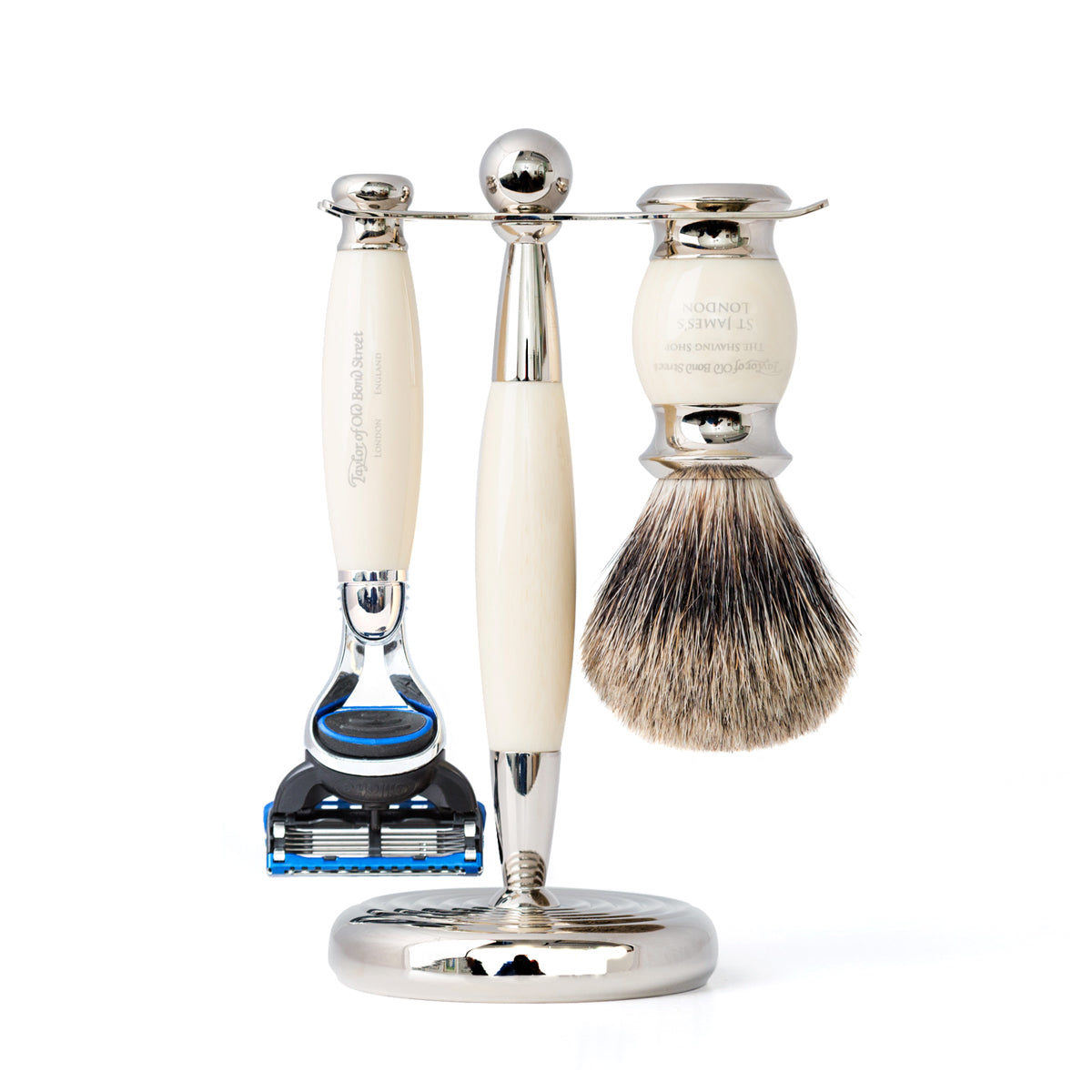 taylor-sandalwood-edwardian-rasierset-dachshaar-fusion-schwarz image 2