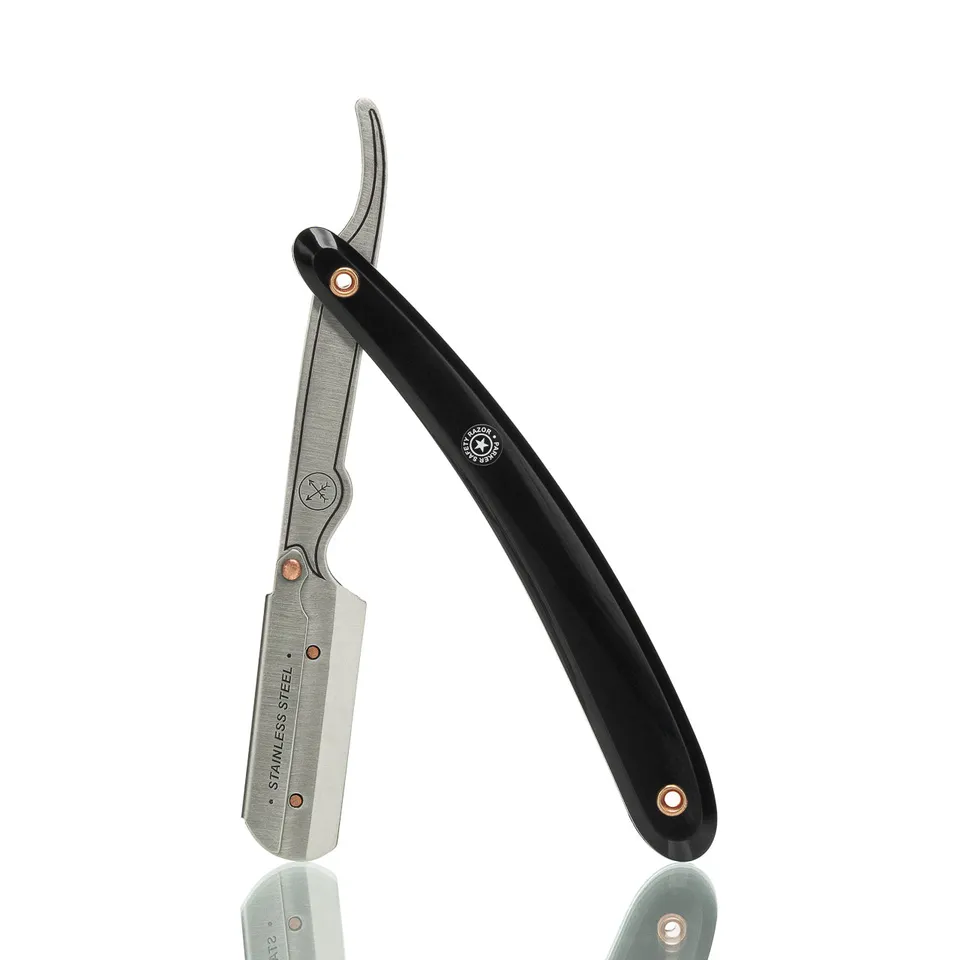 parker-33r-rasiermesser-schwarzer-griff-shavette image 1