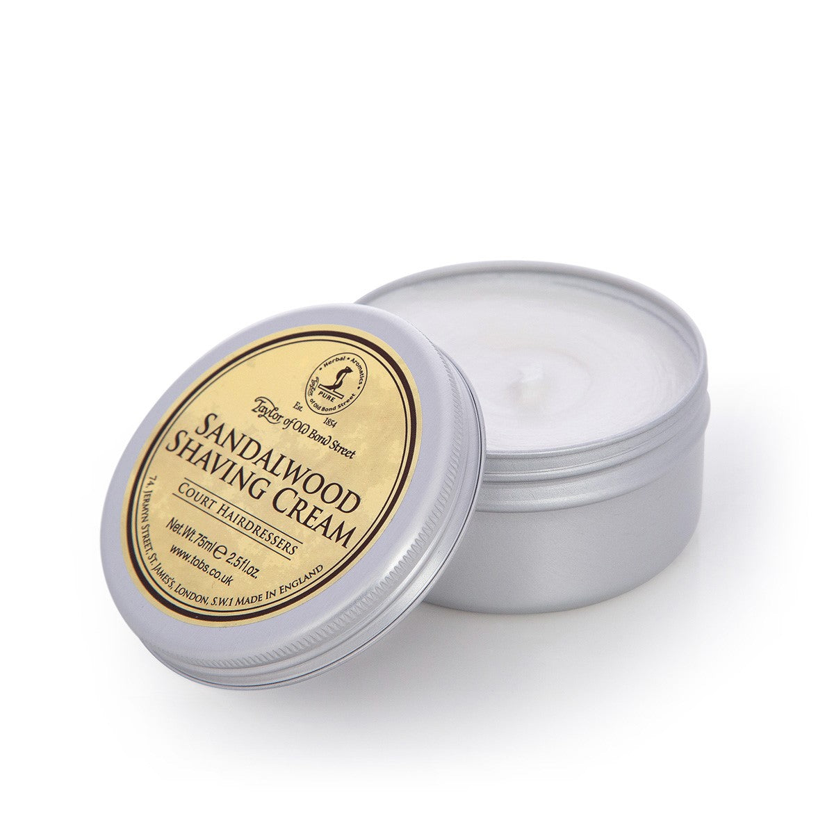 taylor-sandalwood-rasiercreme-dose-75ml-holzig-reise image 2