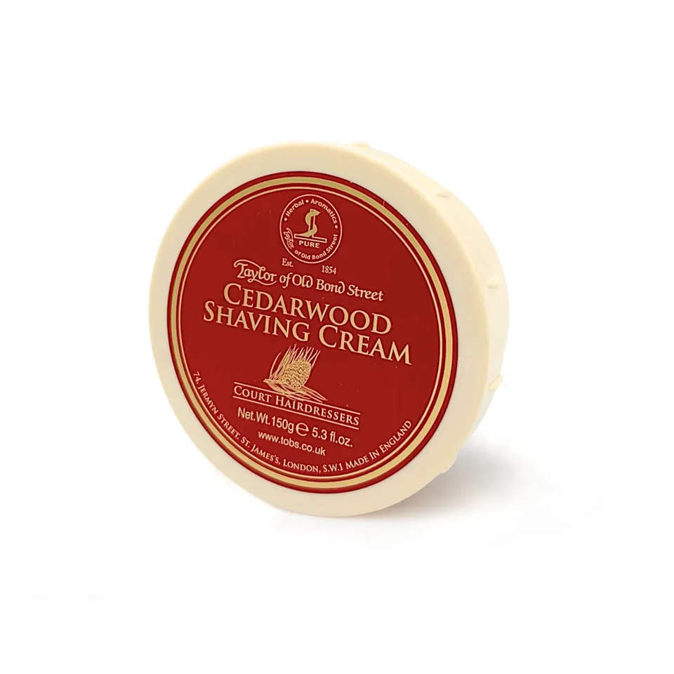 taylor-of-old-bond-street-cedarwood-rasiercreme-tiegel-150-g image 1