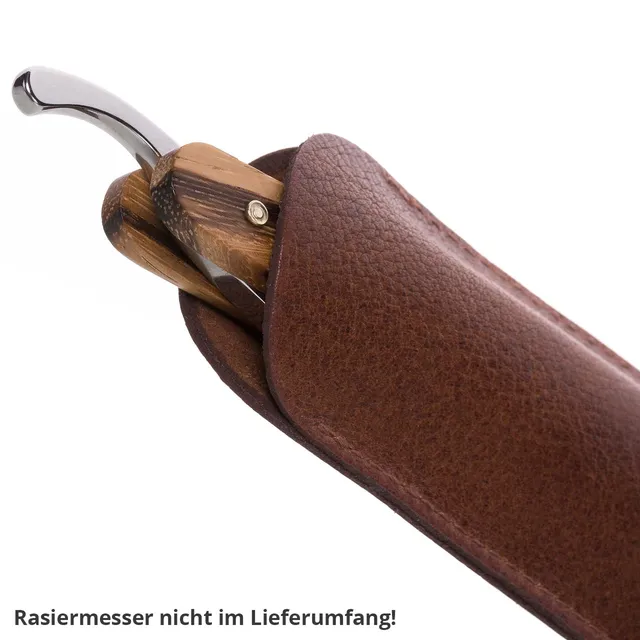 giesen-forsthoff-stecketui-leder-braun-rasiermesser image 1