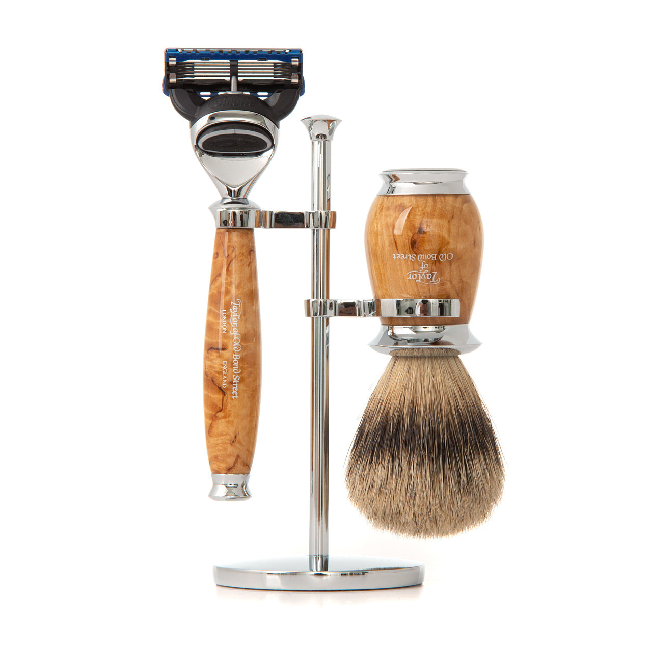 taylor-of-old-bond-street-sandalwood-rasierset-birke-fusion-super-badger image 1