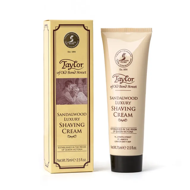 taylor-sandalwood-rasiercreme-tube-75ml-sandelholz image 1