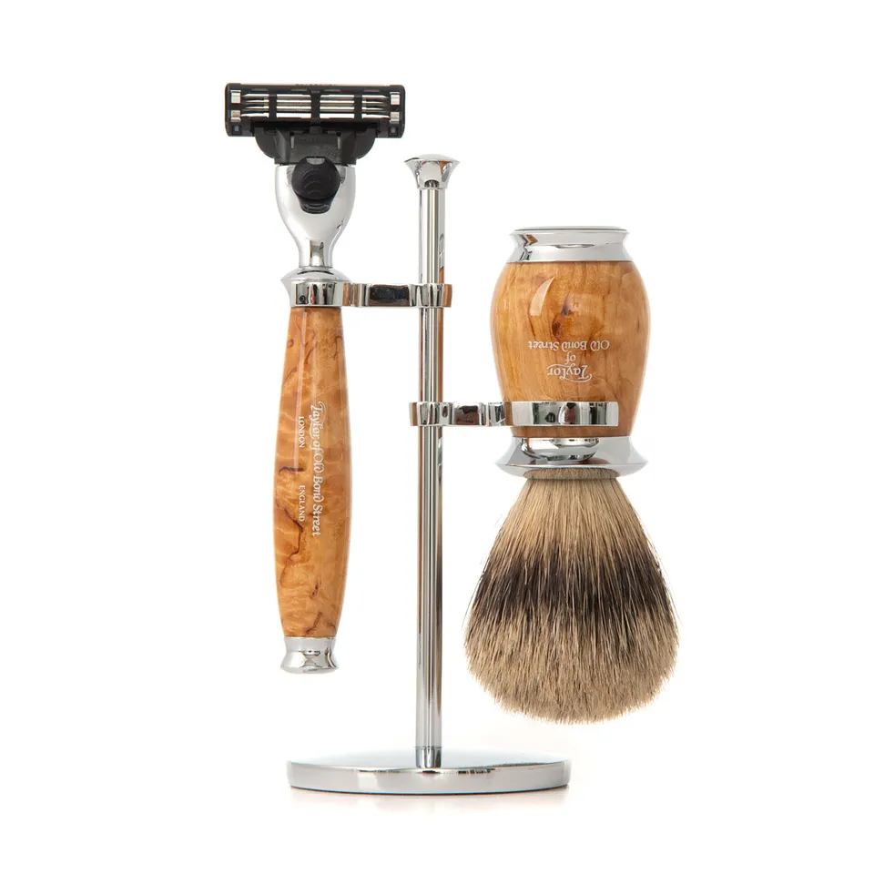 taylor-of-old-bond-street-sandalwood-rasierset-super-badger-mach3-in-birkenholz- image 1