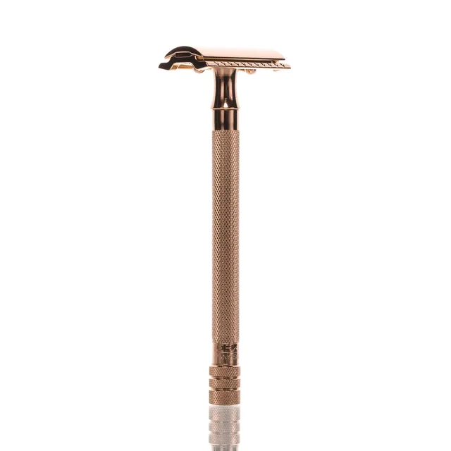merkur-24g-rasierhobel-ros-gold-damen-langer-griff image 1