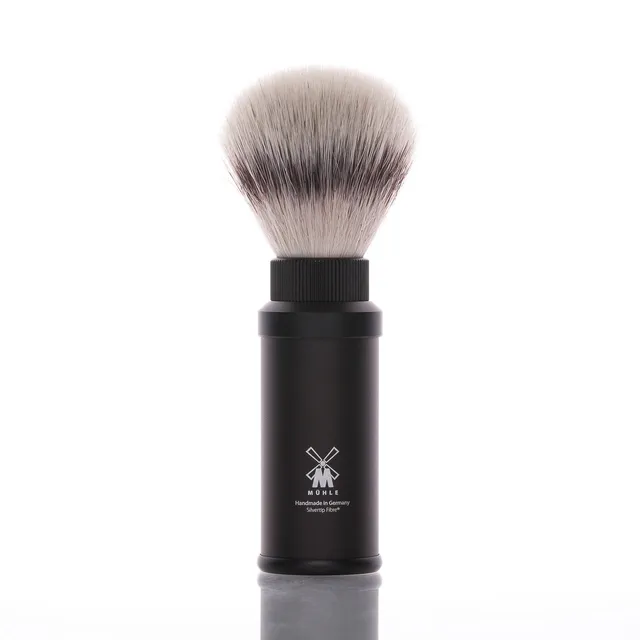 m-hle-travel-reiserasierpinsel-silvertip-fibre-schwarz image 1