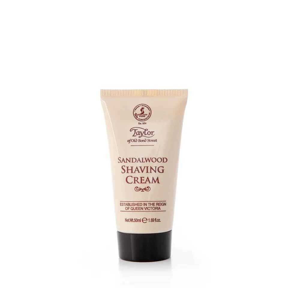 taylor-of-old-bond-street-sandalwood-rasiercreme-tube-50ml-reise image 1