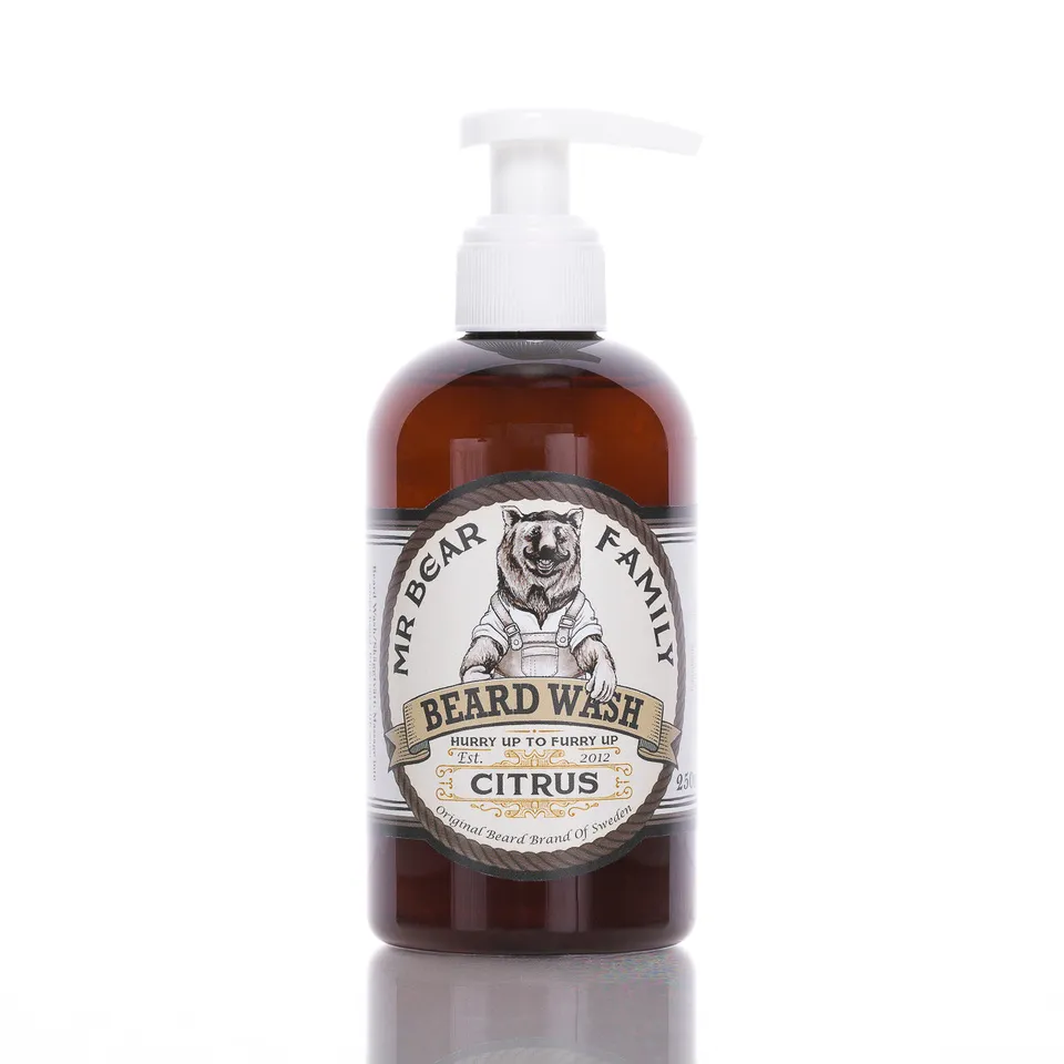 mr-bear-family-citrus-bartshampoo-250ml-milde-bartw-sche image 1