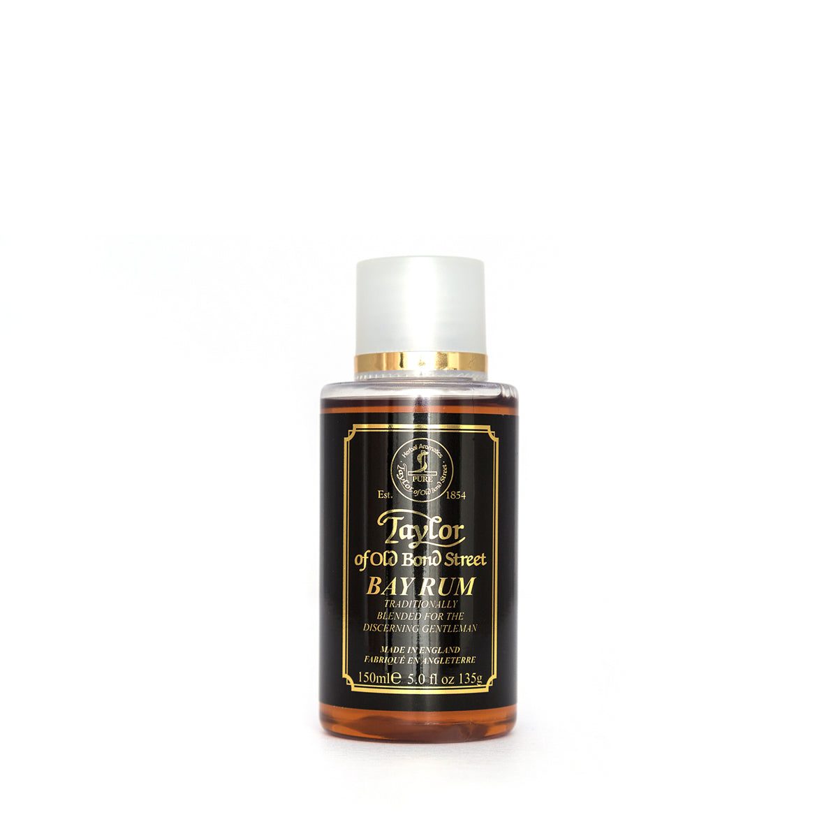 taylor-of-old-bond-street-platinum-bay-rum-aftershave-lotion-150-ml-holziger-duf image 1