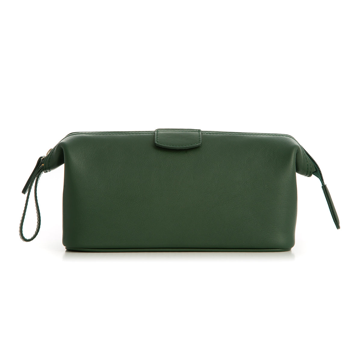 taylor-of-old-bond-street-royal-forest-green-leder-kulturbeutel-mittel image 1