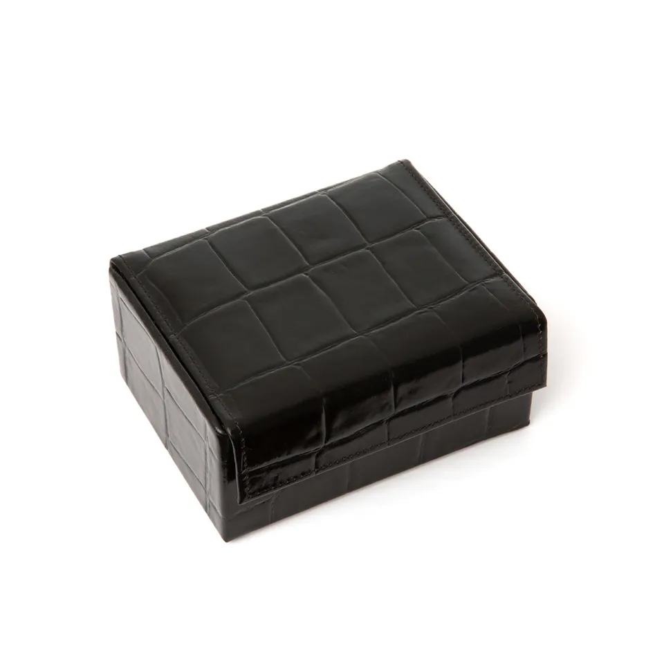 taylor-jermyn-street-grooming-box-leer-mock-crock-black image 1