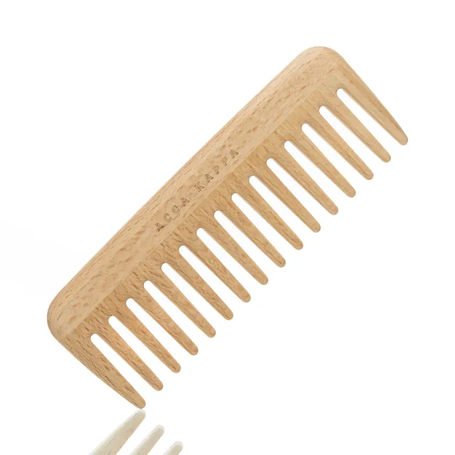 acca-kappa-natura-holzkamm-buche-grob-13cm-locken image 1