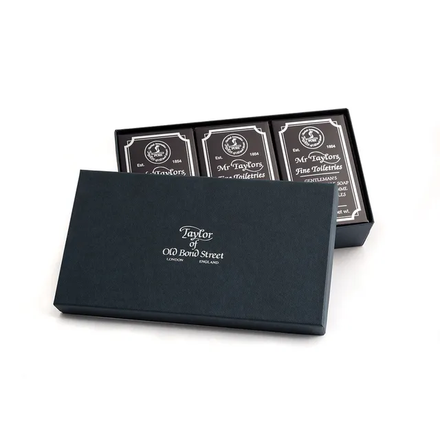 taylor-of-old-bond-street-mr-taylor-badeseife-geschenkbox-3x200g image 1