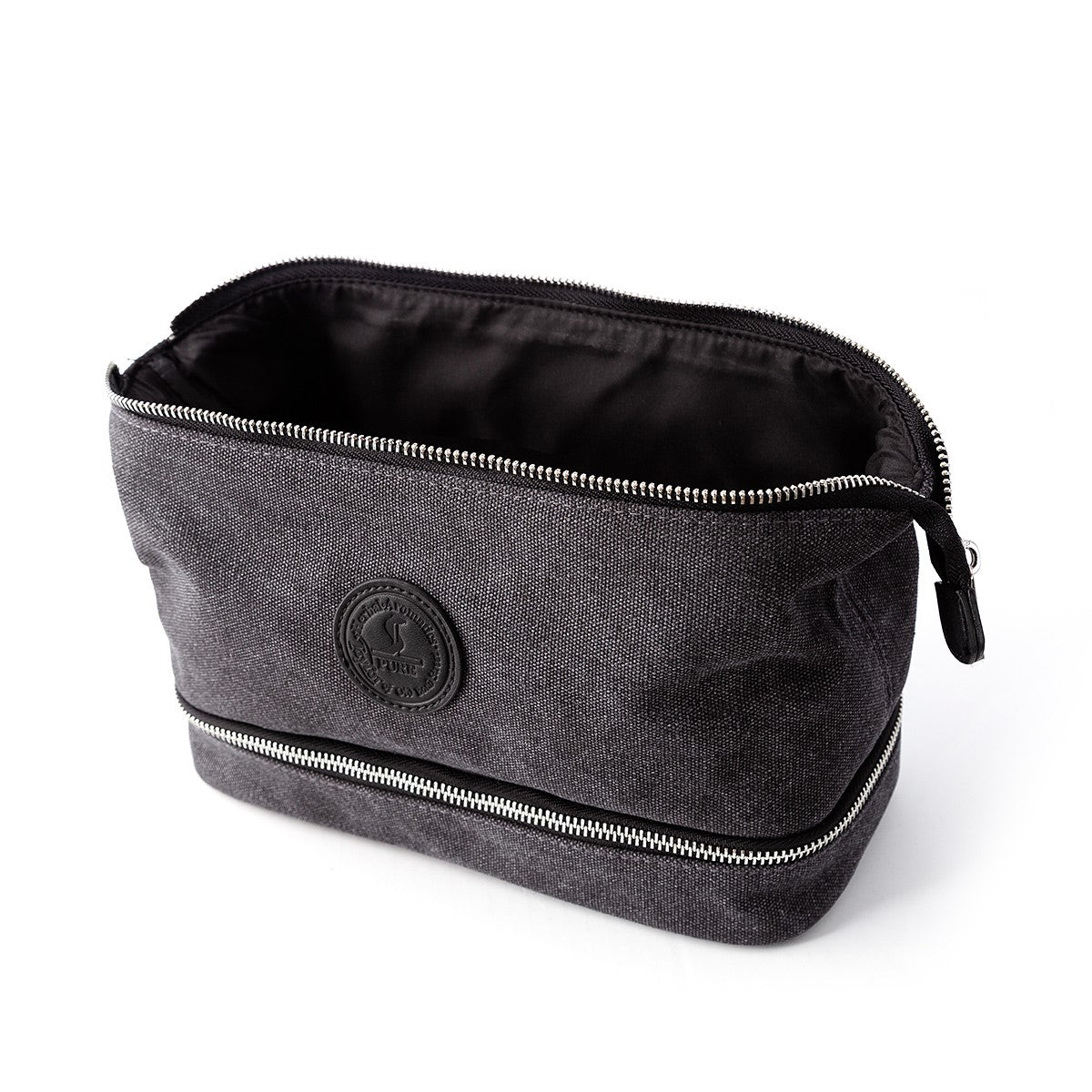 taylor-of-old-bond-street-jermyn-street-wash-bag-grau-canvas image 2