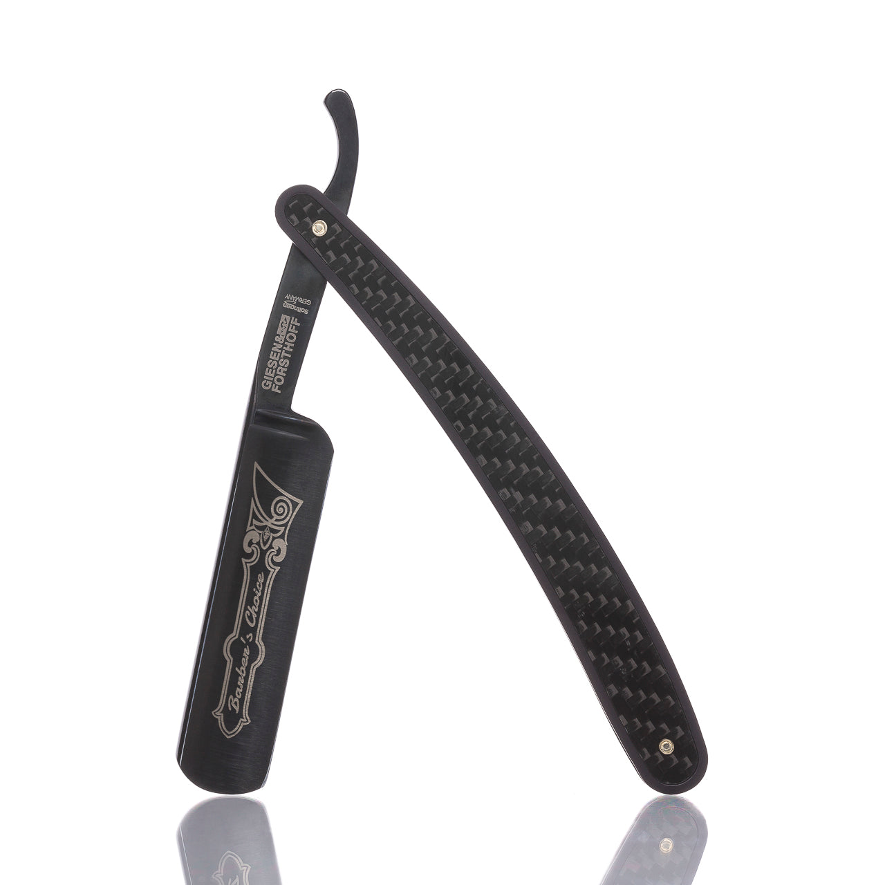 timor-402-barber-s-choice-rasiermesser-5-8-rundkopf-carbon image 1