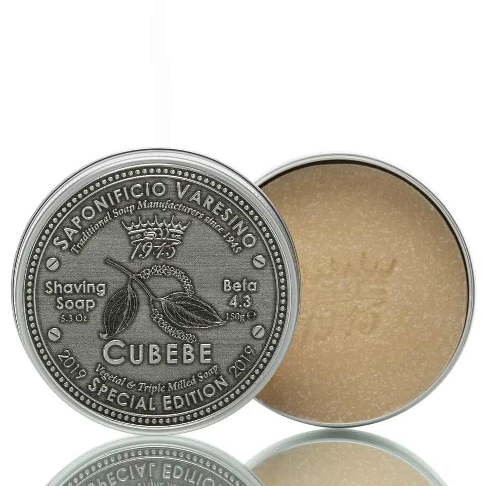 saponificio-varesino-cubebe-4-3-rasierseife-150g-metalldose image 1