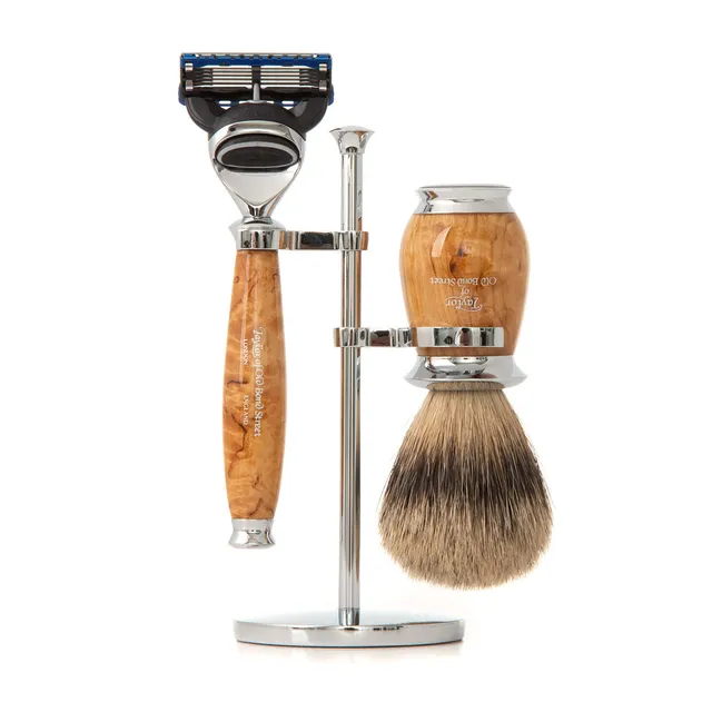 taylor-of-old-bond-street-sandalwood-rasierset-birke-fusion-super-badger image 1
