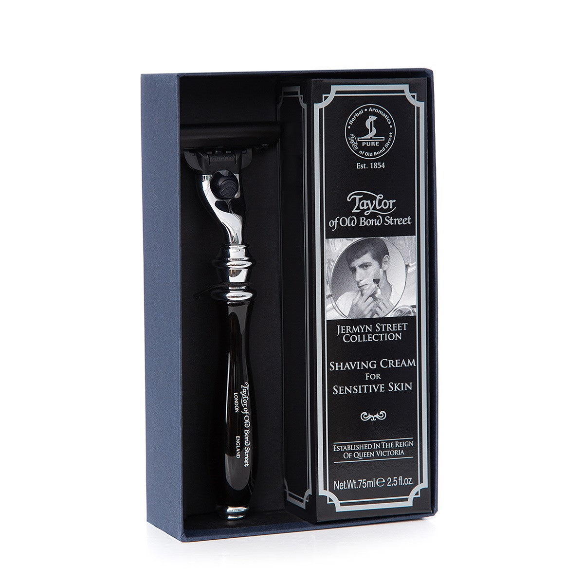taylor-of-old-bond-street-jermyn-street-victorian-rasierer-set-mach3-75ml image 1