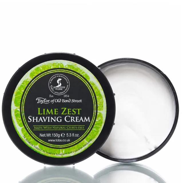 taylor-of-old-bond-street-lime-zest-rasiercreme-150g-vegan image 1