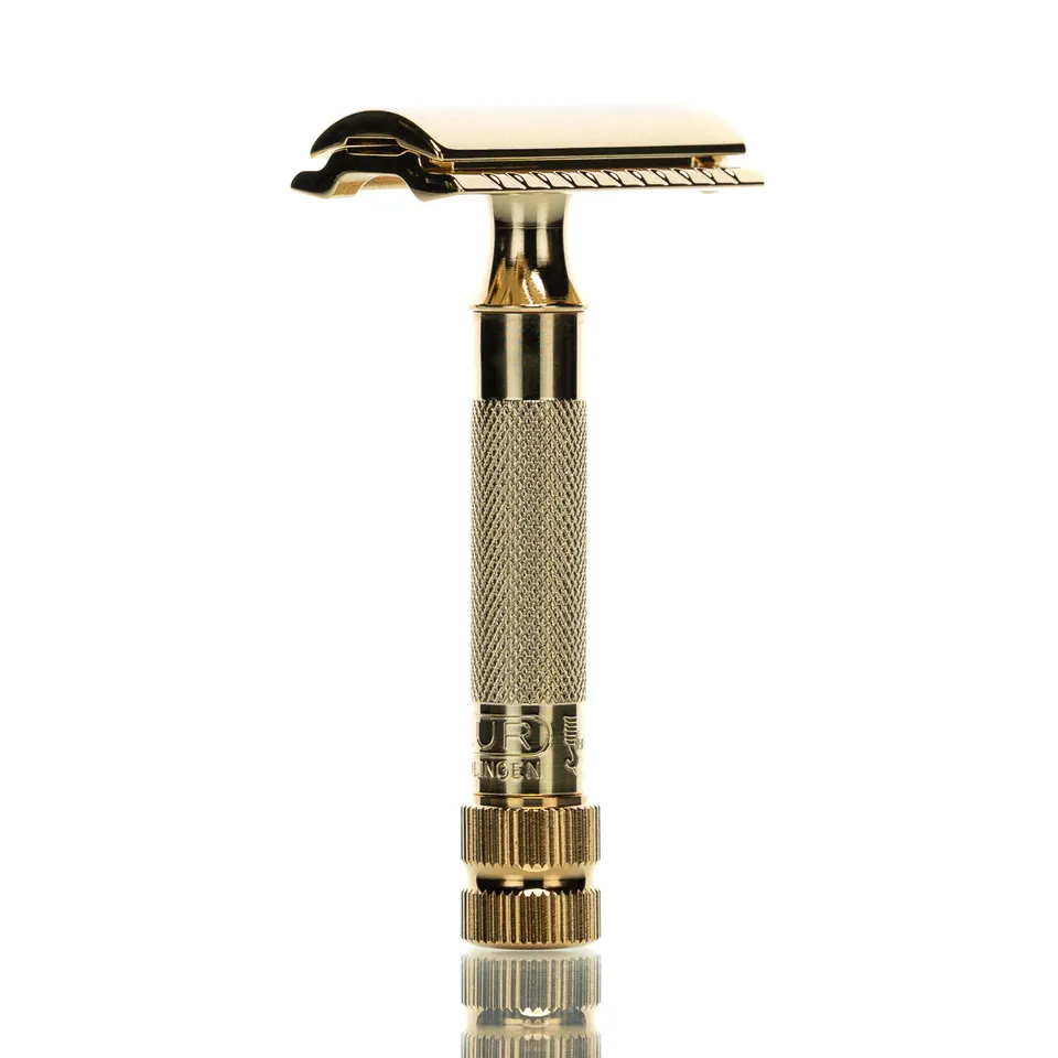 merkur-34g-hd-rasierhobel-gold-kurzer-griff-24-karat image 1