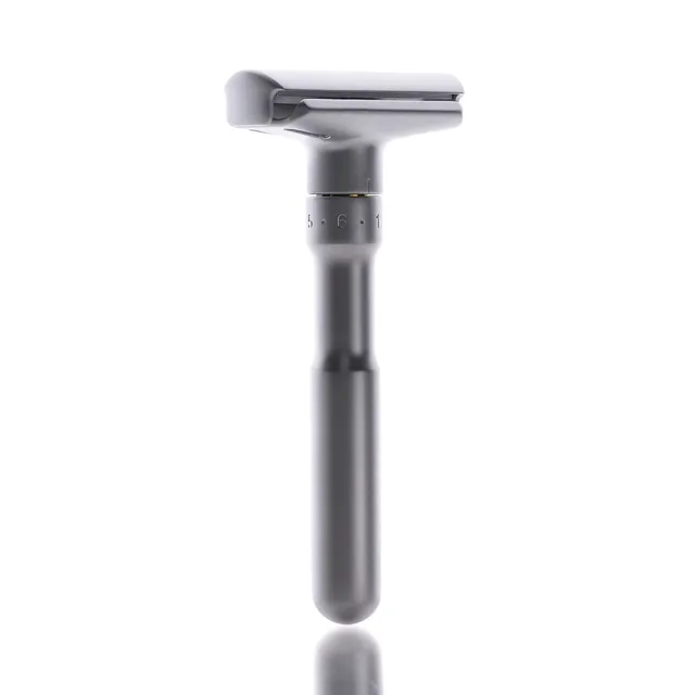 merkur-futur-700-rasierhobel-verstellbar-mattchrom image 1