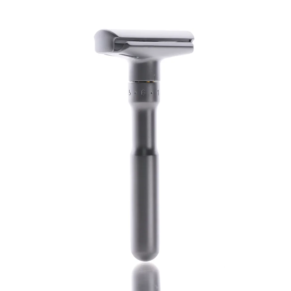 merkur-futur-700-rasierhobel-verstellbar-mattchrom image 1
