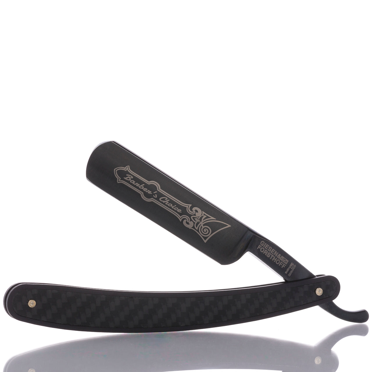 timor-402-barber-s-choice-rasiermesser-5-8-rundkopf-carbon image 2
