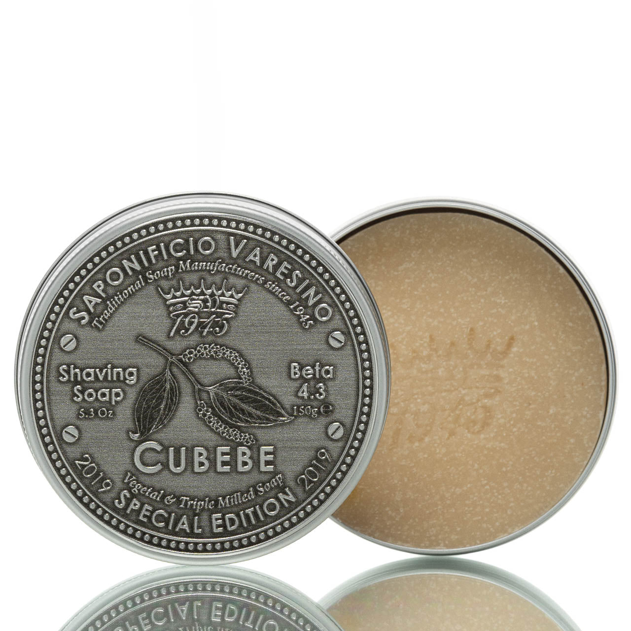 saponificio-varesino-cubebe-4-3-rasierseife-150g-metalldose image 1