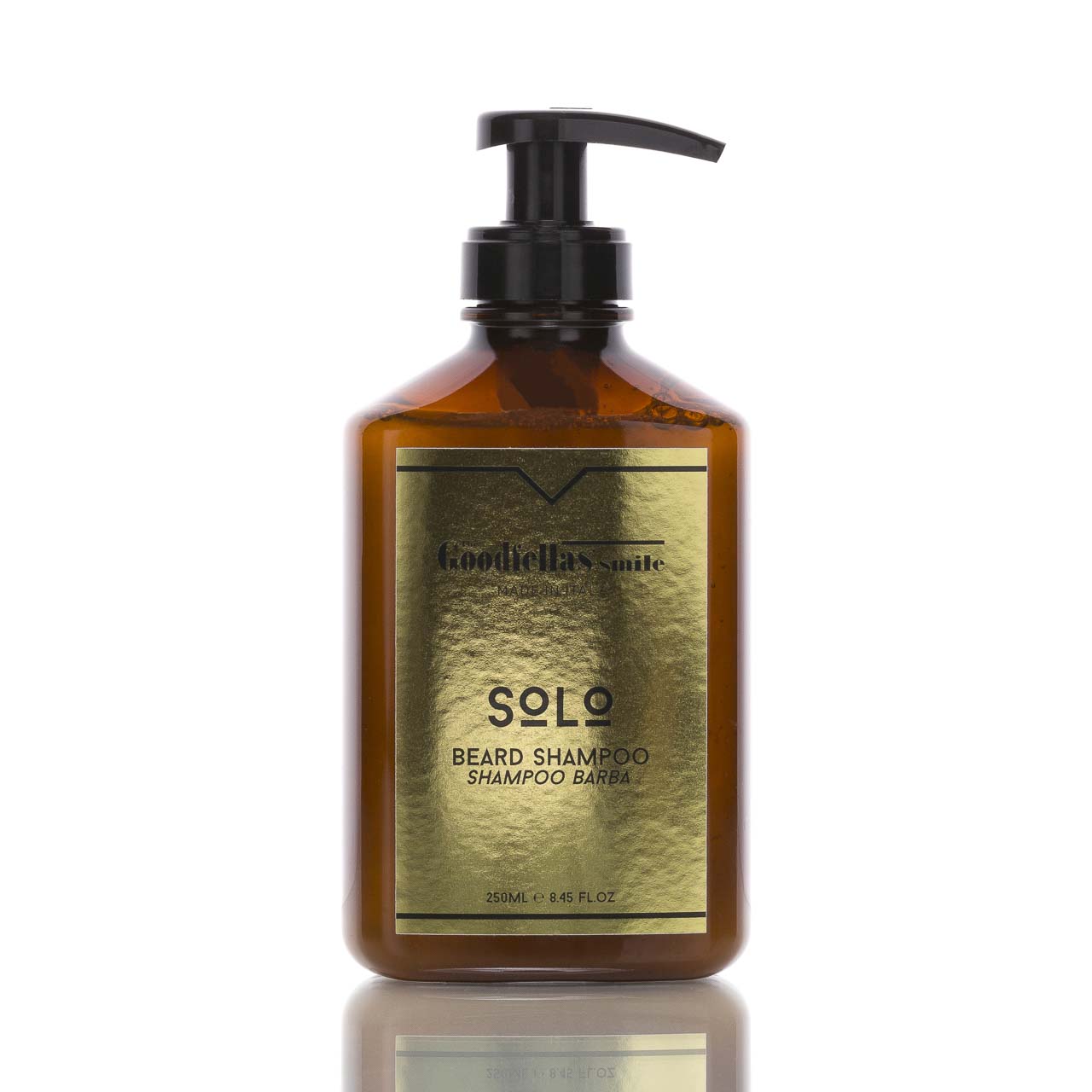 blackbeards-bartpflege-bartshampoo-solo-250ml-mit-mandarine-und-sandelholz image 1