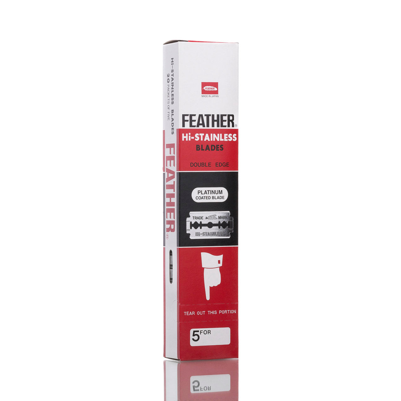 feather-hi-stainless-rasierklingen-double-edge-5-st-ck-scharf image 2