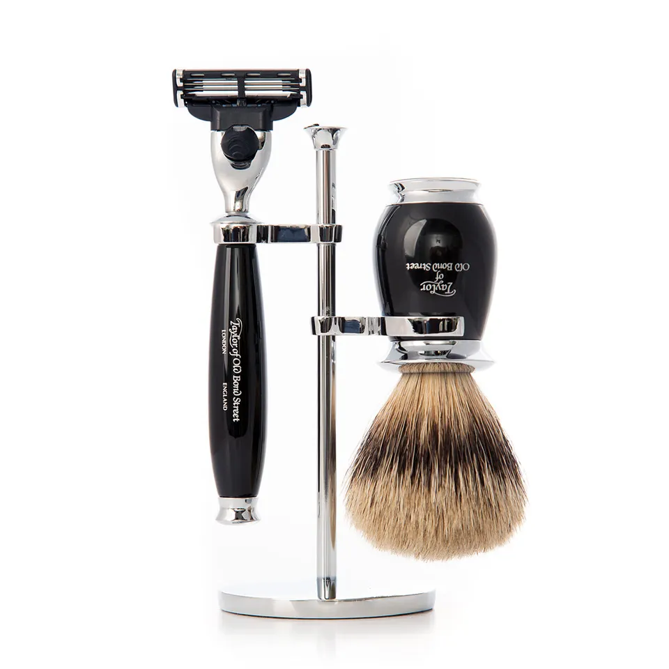 taylor-of-old-bond-street-sandalwood-rasierset-super-badger-mach3-schwarz image 1