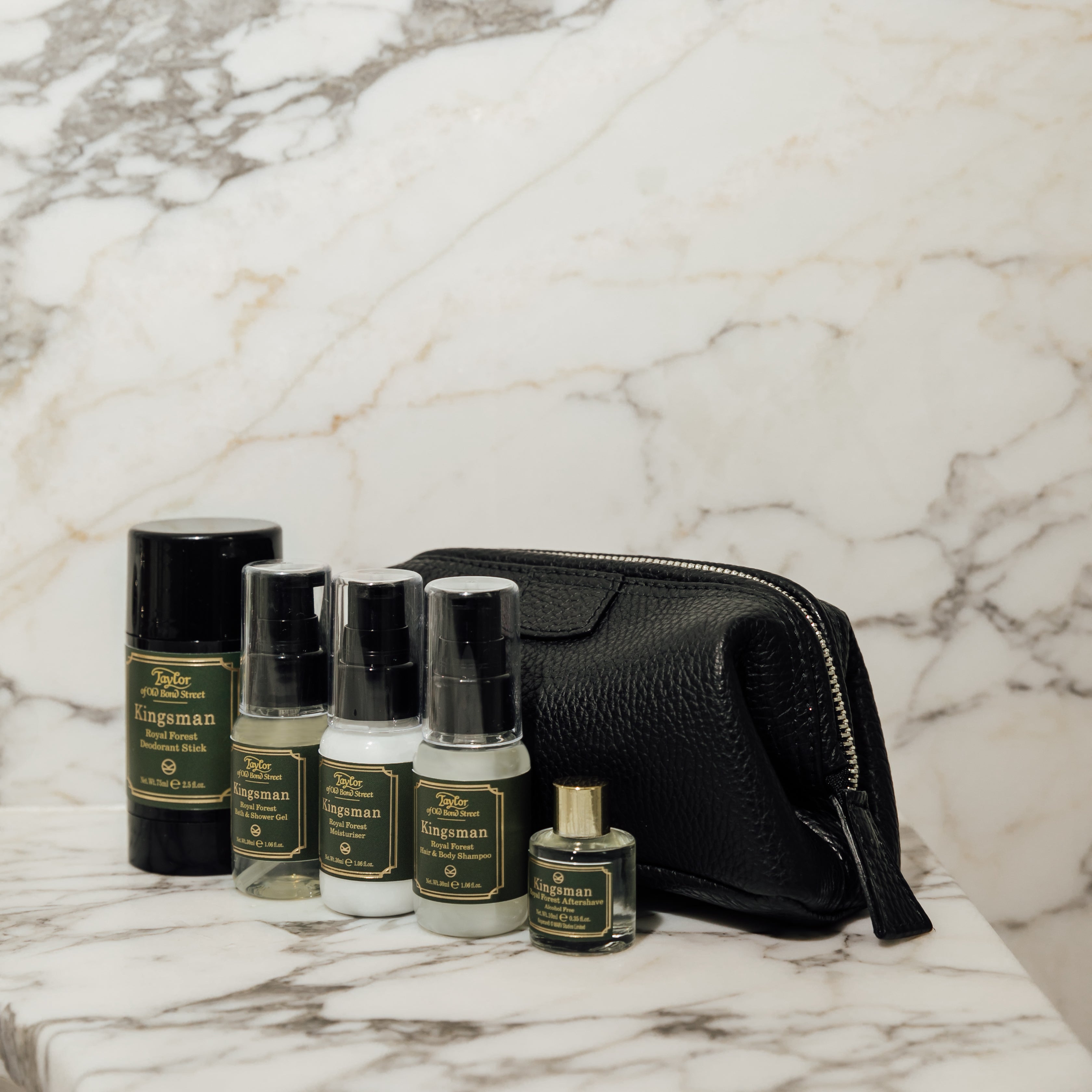 taylor-of-old-bond-street-kingsman-reiseset-leder-5-teilig-royal-forest image 2