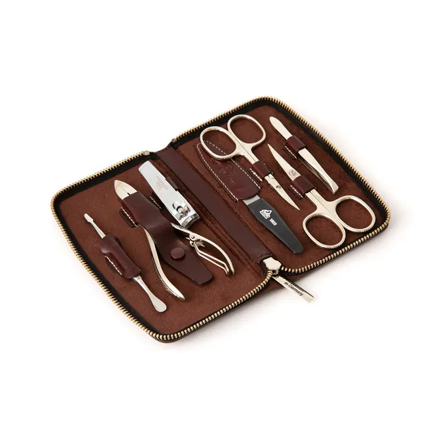 taylor-jermyn-street-manik-re-set-leder-schwarz-7-teilig-solingen image 1