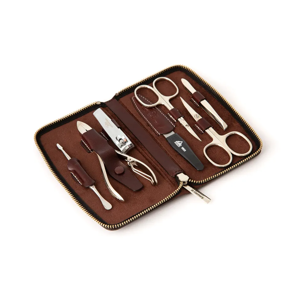 taylor-jermyn-street-manik-re-set-leder-schwarz-7-teilig-solingen image 1