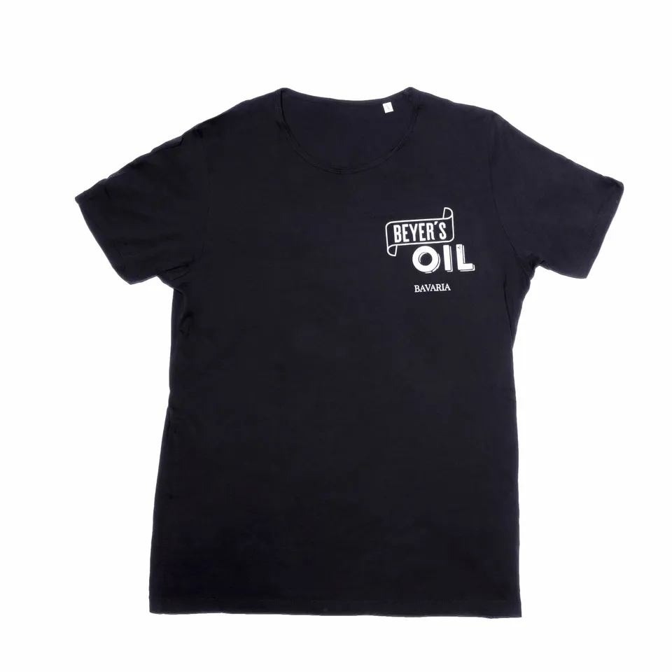 beyer-s-oil-verbena-t-shirt-schwarz-bio-baumwolle-m image 1