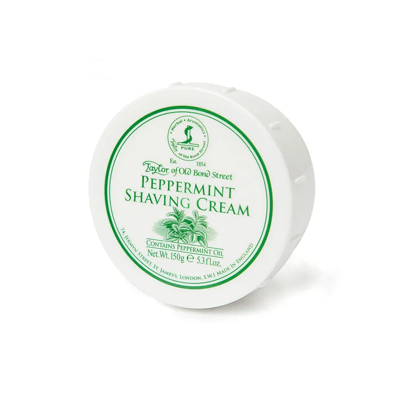 taylor-of-old-bond-street-sandalwood-peppermint-rasiercreme-schale-150g image 1