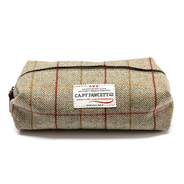 captain-fawcett-tweed-kulturbeutel-cf-318-mit-dhobi-bag-wasserabweisend image 1