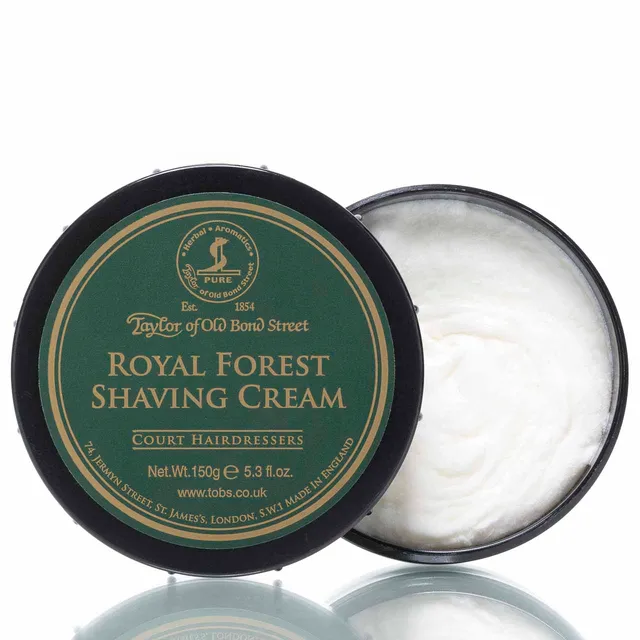 taylor-of-old-bond-street-royal-forest-rasiercreme-150g-vegan image 1