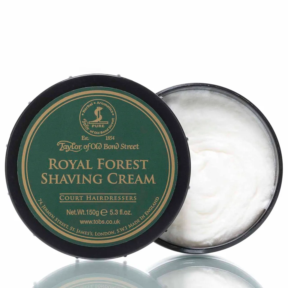 taylor-of-old-bond-street-royal-forest-rasiercreme-150g-vegan image 1