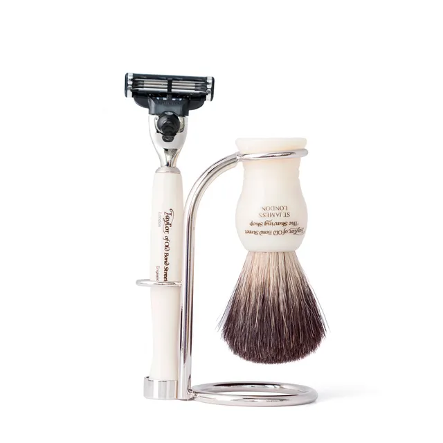 taylor-of-old-bond-street-platinum-no-74-mach3-rasierset-imitation-ivory image 1