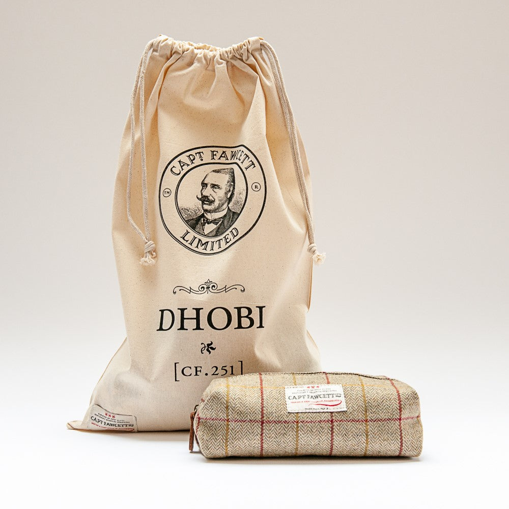 captain-fawcett-tweed-kulturbeutel-cf-318-mit-dhobi-bag-wasserabweisend image 4